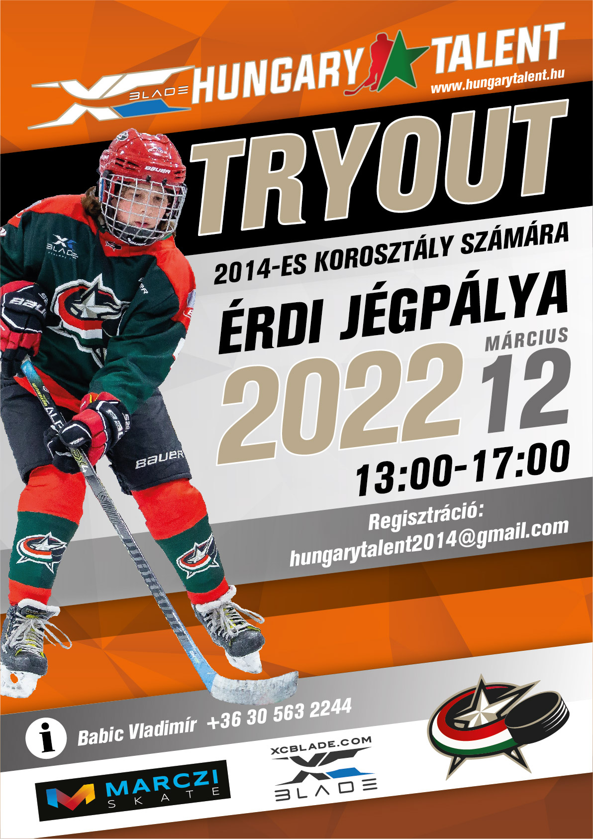 A 2014-és korosztály TRY-OUT nappal csatlakozik a Hungary Talent csapatokhoz